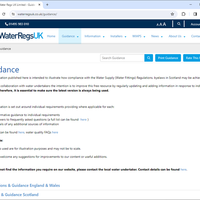Water Regs UK retires the Water Regulations Guide