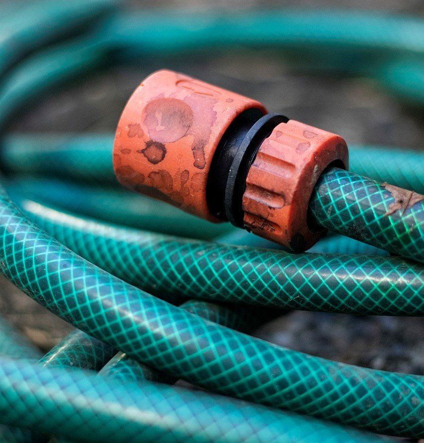 Creating a tap gap by restricting a hose