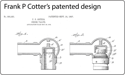 Frank P Cotter's design